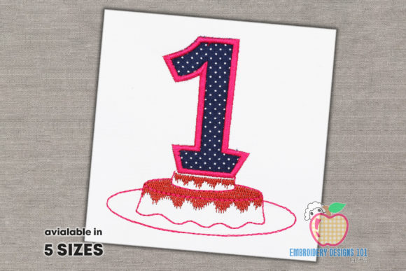 A Cake for First Birthday Applique Review