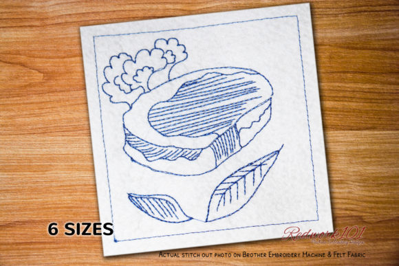 Bison Meat Chop Embroidery Design Review