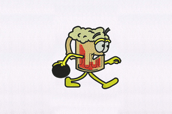 Bowling Beer Embroidery Review for Boutique Apparel