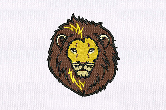 Brown Mane Lion Design: A Review for Personalized Embroidery Projects