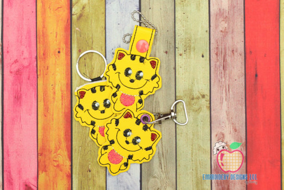 Clouded Leopard ITH Keyfob: A Versatile Embroidery Design for Handmade Gifts