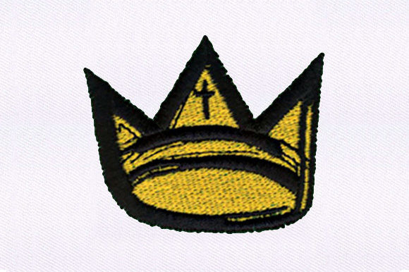 Cross Embossed Crown: A Timeless Machine Embroidery Design for Personalized Gifts