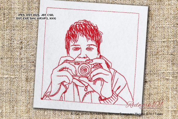 Digital Camera Photography Redwork Review