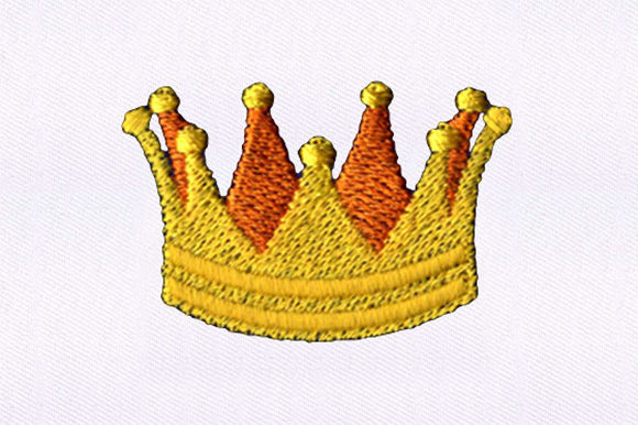 Golden Yellow Crown Embroidery Review for Apparel Projects
