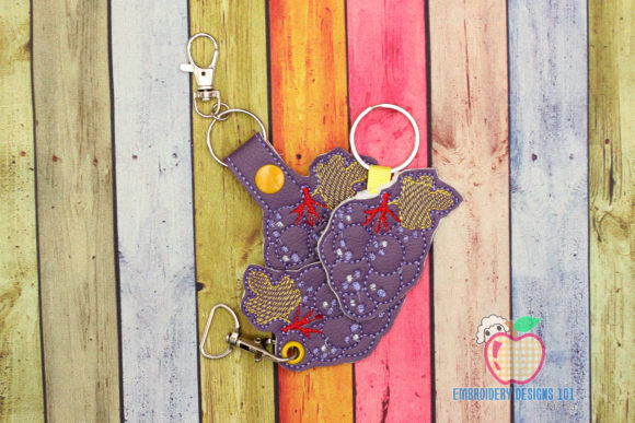 Grapes ITH Key Fob Pattern Review: A Seasonal Embroidery Must-Have