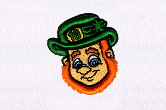 Leprechaun Puff Design: A Versatile St. Patrick's Day Embroidery File