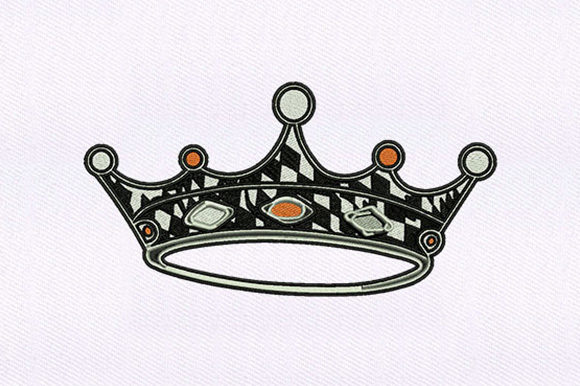 Monotone Crown Embroidery Design Review