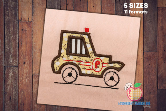Police Car Applique for Kids Review: A Must-Have Embroidery Design
