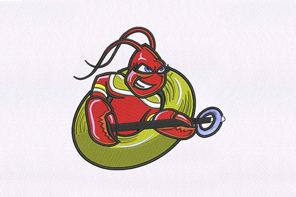 Red Lobster Embroidery Design Review for Boutique Apparel