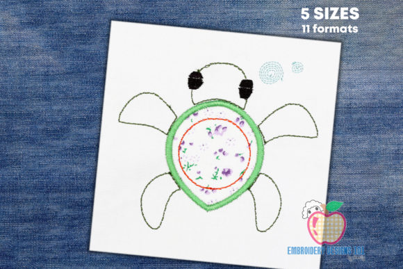 Sea Turtle with Monogram Frame Applique: A Seasonal Embroidery Review