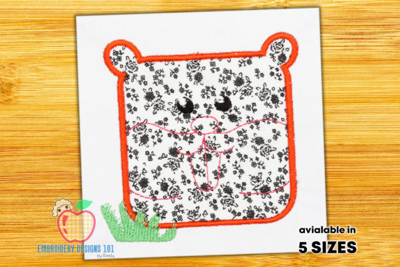 Square Squirrel Applique Design Review for Business Merch