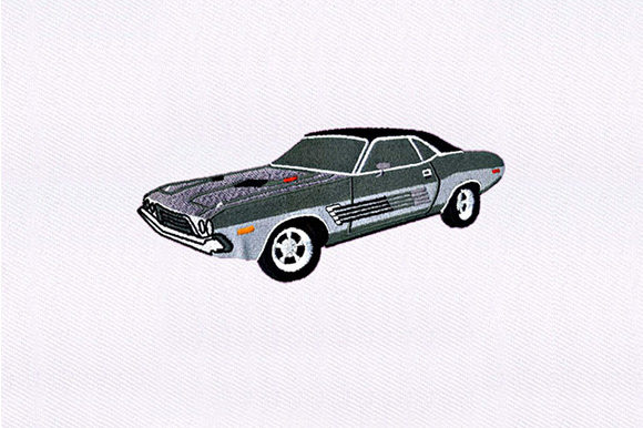 Vintage Shaped Car Embroidery Design Review