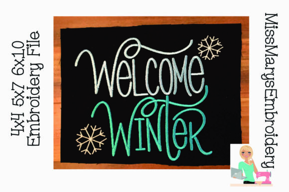 Welcome Winter Embroidery Design Review